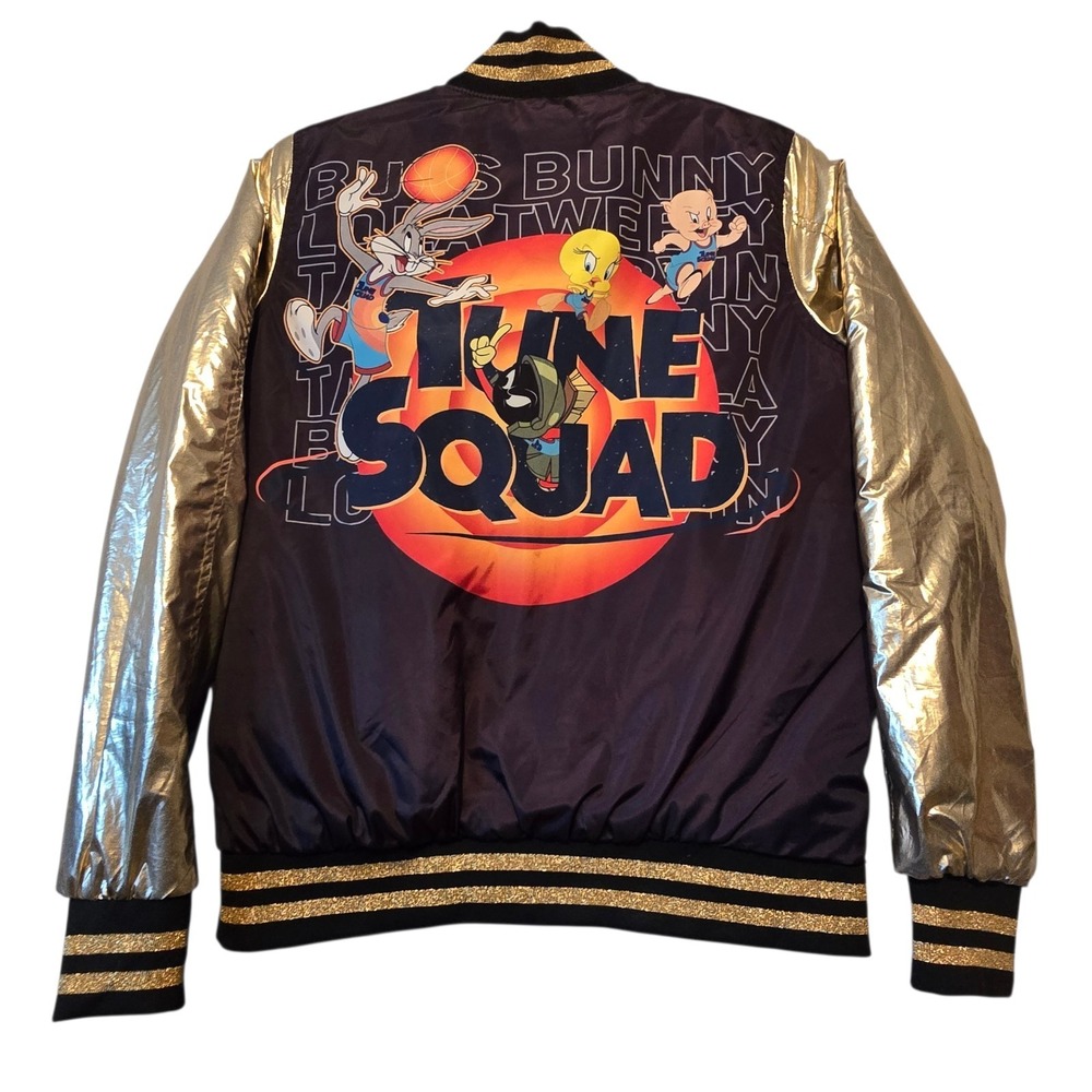 Members Only Space Jam Tune Squad Bomber Varsity Jacket Women's SM Lola Bunny